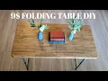9 Folding Table Makeover