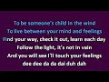 Scorpions - Born to Touch Your Feelings KARAOKE