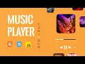 How to create Music player with pure HTML CSS JS Learn to create music player in 2023