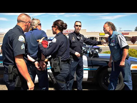 Download MP3 Cops Pull Over Hells Angels - Watch What Happens Next!