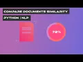 Compare documents similarity using Python NLP