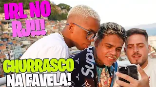 IRL JON VLOGS! CHURRASCO NA FAVELA COM MC CABELINHO, BOCA DE 09, TOTA e MARCO!