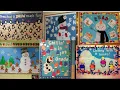 Winter bulletin board decoration bulletin board decoration bored decor