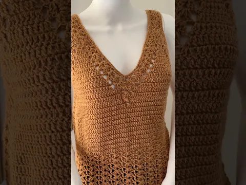 Easy crochet top, Different sizes adult crochet top. Crochet crop top #crochet #craftandcrochet