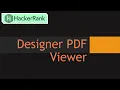 Hackerrank Designer PDF Viewer