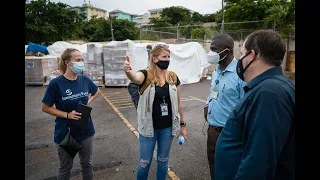 Field Hospital Going Up in Nassau