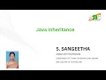 Java Inheritance Object Oriented Programming SNS Institutions