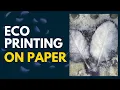 How to - Leaf Prints on Paper