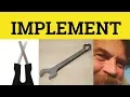 Download Lagu 🔵 Implement - Implement Meaning - Implemented Examples - Implement in a Sentence