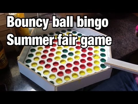 Download MP3 Summer fair game - Bouncy ball bingo