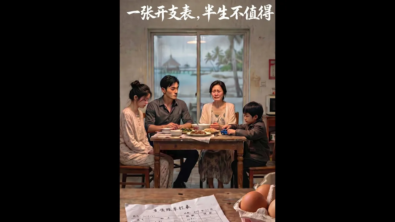 一张开支表,半生不值得