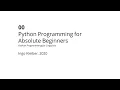 00 - Python Programming for Absolute Beginners