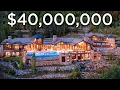INSIDE a 39 500 000 Modern Colorado Mountainside Oasis MEGA MANSION TOUR