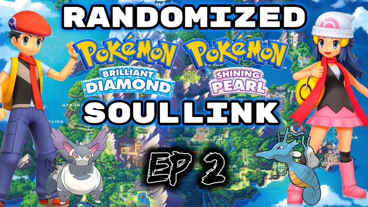 Pokemon Brilliant Diamond RANDOMIZED SOULLINK NUZLOCKE! - EP2 POWER BEYOND MEASURE