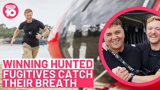 winning hunted fugitives catch their breath studio 10