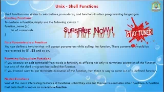 Lesson - 11 Shell Scripting