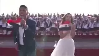 اوبريت أجيال احمد جمال و محمد شاهين و كارمن سليمان فى افتتاح قناة السويس الجديدة 