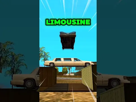 Podemos PARTIR uma LIMOUSINE no MEIO com outro Carro no GTA? 🤯 #gta #shorts