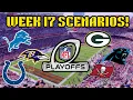NFL Week 17 Playoff Picture ALL SCENARIOS