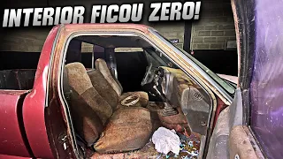 LIMPEZA EXTREMA no Interior da S10, nem acreditei que ficou assim - EP3 S10 HIPERVAREJO Project car