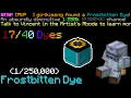 Frostbitten Dye Dyes Hypixel Skyblock