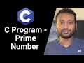C programming Bangla Tutorial 5 104 Prime number C program practical