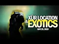 Xur Location Exotics 5-29-20 May 29 2020 Destiny 2