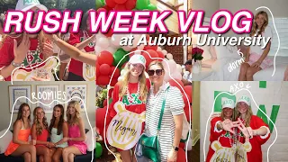 SORORITY RUSH WEEK VLOG at Auburn University