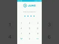 JUNO login with pass code