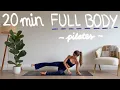 20MIN full body pilates hourglass workout tone lengthen no equipment LIDIAVMERA