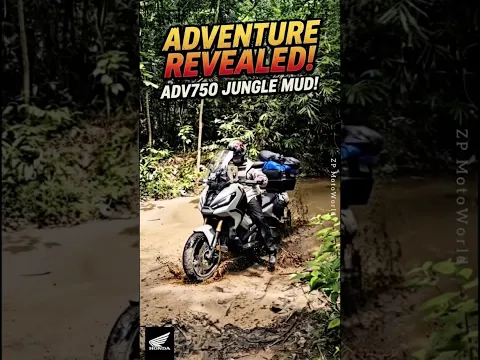 ADV750 Off-Road Beast in the Jungle! 🌲🔥 #ADV750 #OffRoadScooter #JungleAdventure #AdventureScooter
