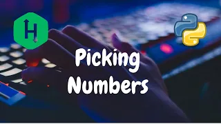 28 - Picking Numbers Implementation Hackerrank Solution Python