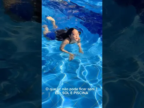 Piscina, como eu te amo #shorts