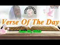 Download Lagu VERSE OF THE DAY || JUNE 25, 2025. ( Rejoiceth not in iniquity, but rejoiceth in the truth)