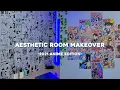 aesthetic anime room makeover manga wall posters leds polaroids - pt 2