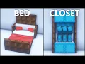 Minecraft 20 Bedroom Build Hacks and Ideas easy