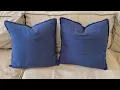 Need a Couch Pillow Refresh Choose These Hckot Linen Pillow Cover 22x22 Inch Natural Black Throw