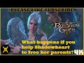 Baldur s Gate 3 What happens if you help Shadowheart to free her parents