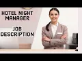 Hotel Night Manager