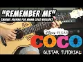 COCO - REMEMBER ME Miguel plays Remember Me for Mama Coco Guitar Tutorial