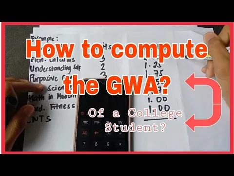 Download MP3 How to Compute GWA of a College Student? | Tutorial | Easy?!