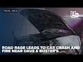 Road rage reportedly leads to car crash and fire near Dave Buster s in Tulsa