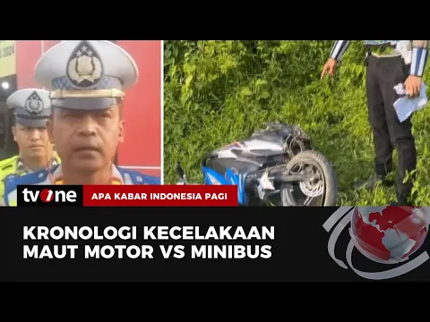 Tabrakan Maut Motor VS Minibus, Dua Anak Tewas