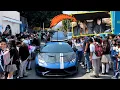 I drove my niece to school in my Lamborghini and Cybertruck and this is how they reacted Manue