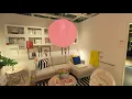IKEA SALTSJOBADEN 3-Seat Sofa with Chaise Fridtuna Light Beige Walkthrough