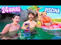 WE SPENT 24 HOURS IN THE POOL