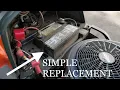 How to Replace the Battery on your Lawn Tractor