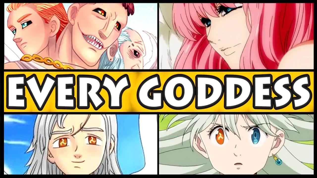 Every Goddess RANKED from Weakest to Strongest! (Seven Deadly Sins / Nanatsu no Taizai Goddess Clan)