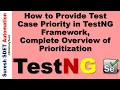 Test Case Prioritization in TestNG How to Provide Test Case Priority Selenium Framework SDET