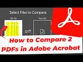 How to Compare Two PDFs in Adobe Acrobat